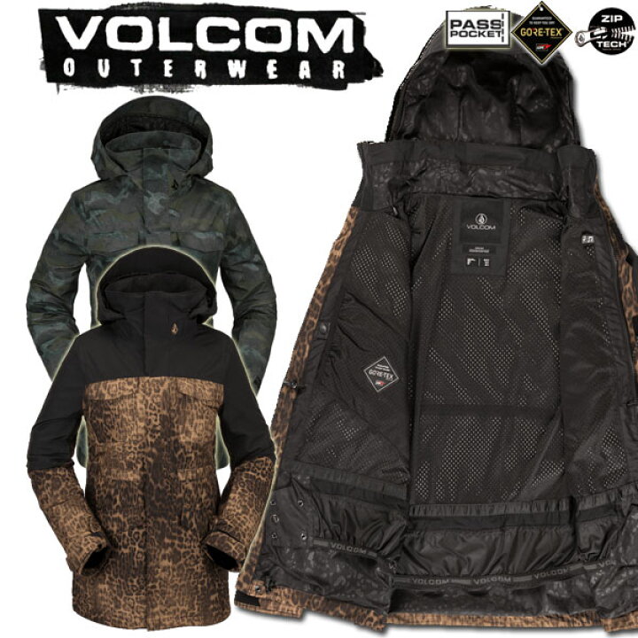 楽天市場】21-22 VOLCOM/ボルコム LEDA GORE-TEX jacket レディース 