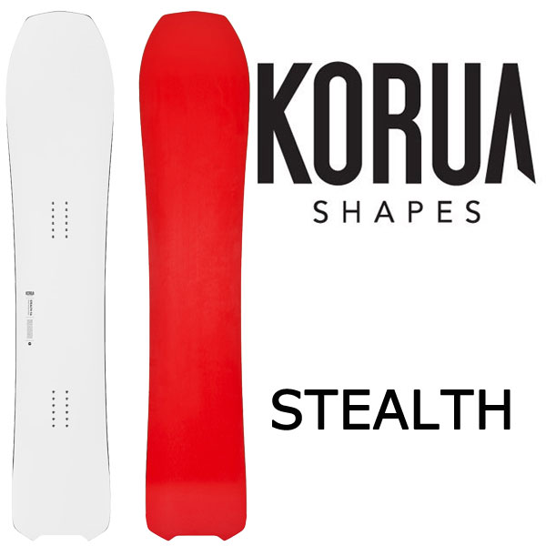 KORUA shapes / コルアシェイプス STEALTH ステルス メンズ スノーボード パウダー カービング 板 2023 | BREAKOUT