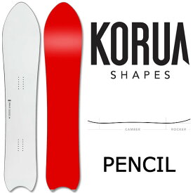 KORUA shapes / コルアシェイプス PENCIL ペンシル メンズ レディース スノーボード パウダー カービング 板 2024
