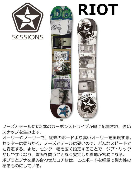 楽天市場】22-23 SESSIONS/セッションズ RIOT ライオット メンズ 