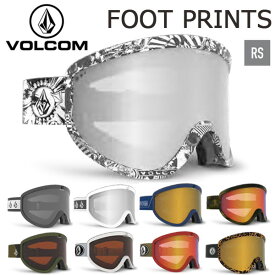 即出荷 22-23 VOLCOM/ボルコム FOOTPRINTS フットプリント レギュラーストラップ メンズ レディース ゴーグル ジャパンフィット スノーボード スノボー スキー 2023 型落ち