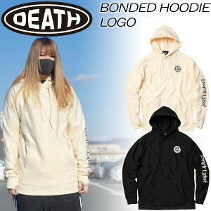 22-23 DEATHLABEL/fX[x BONDED HOODIE LOGO Y fB[X t[fB[ Xm[{[h 2023 ^