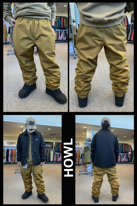 楽天市場】22-23 HOWL/ハウル NOWHERE pant メンズ レディース 防水 