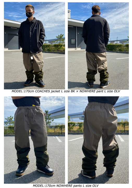 楽天市場】22-23 HOWL/ハウル NOWHERE pant メンズ レディース 防水  