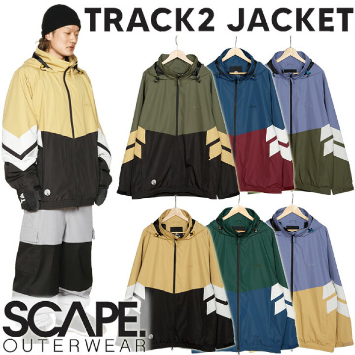 楽天市場】22-23 SCAPE/エスケープ TRACK2 jacket メンズ レディース 