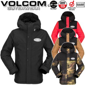 即出荷 22-23 VOLCOM/ボルコム STONE.91 INS jacket ユース キッズ 子供用 防水ジャケット スノーボードウェア スノーウェアー 2023 型落ち