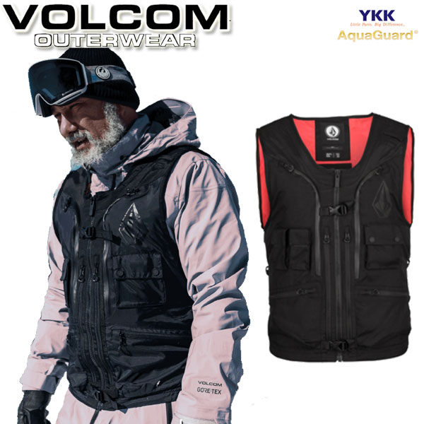 22-23 VOLCOM/ボルコム IGUCHI SLACK vest メンズ レディース アバランチベスト バックパック スノーボードウェア  スノーウェアー 2023 | BREAKOUT