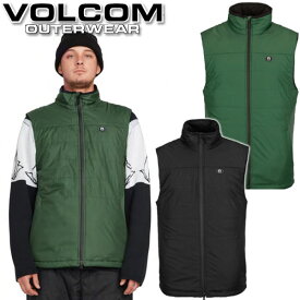 即出荷 22-23 VOLCOM/ボルコム UTILITY PUFF vest メンズ レディース セカンドレイヤー スノーボードウェア インナーウエア 2023