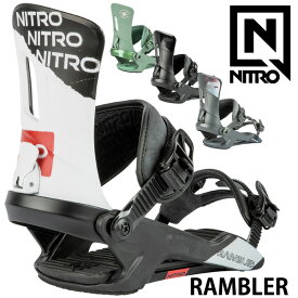 即出荷 23-24 NITRO/ナイトロ RAMBLER ランブラー メンズ レディース ビンディング バインディング スノーボード 2024