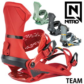 即出荷 23-24 NITRO/ナイトロ TEAM チーム メンズ レディース ビンディング バインディング スノーボード 2024