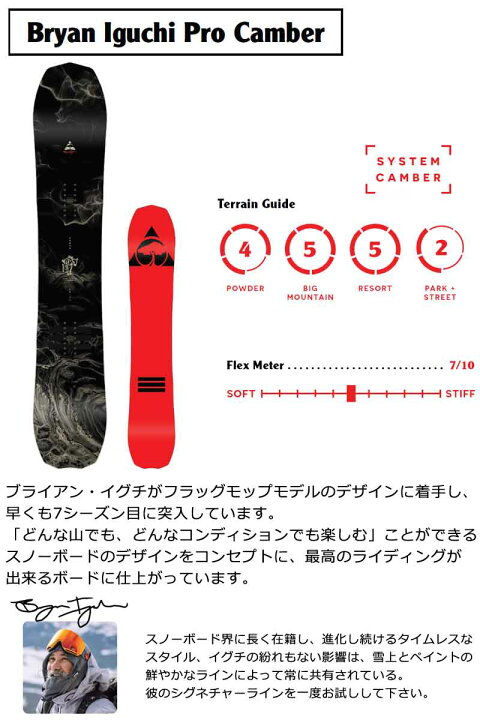 楽天市場】23-24 ARBOR/アーバー BRAYAN IGUCHI PRO camber ブライアン  