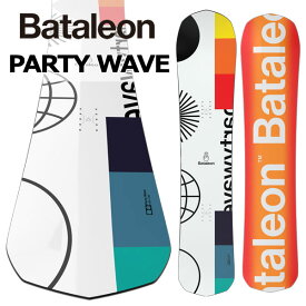 【楽天SSポイントUP】23-24 BATALEON / バタレオン PARTY WAVE パーティーウェーブ メンズ スノーボード パウダー 板 2024 型落ち