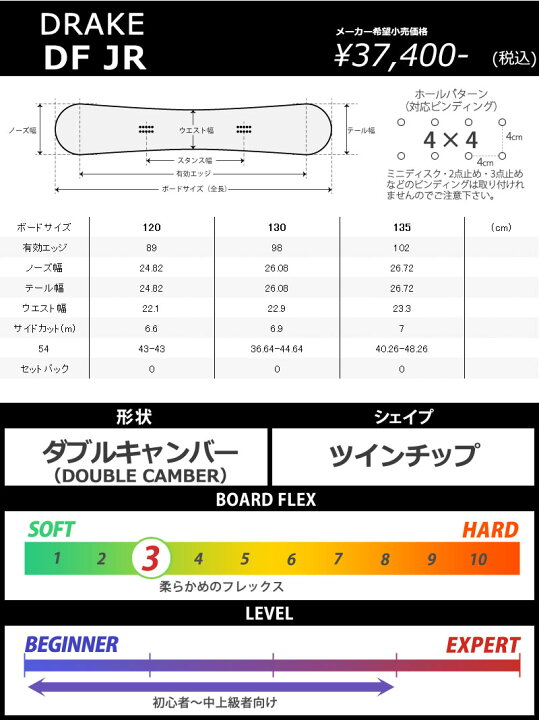 楽天市場】23-24 DRAKE / ドレイク DF JR ディーエフ ジュニア キッズ 