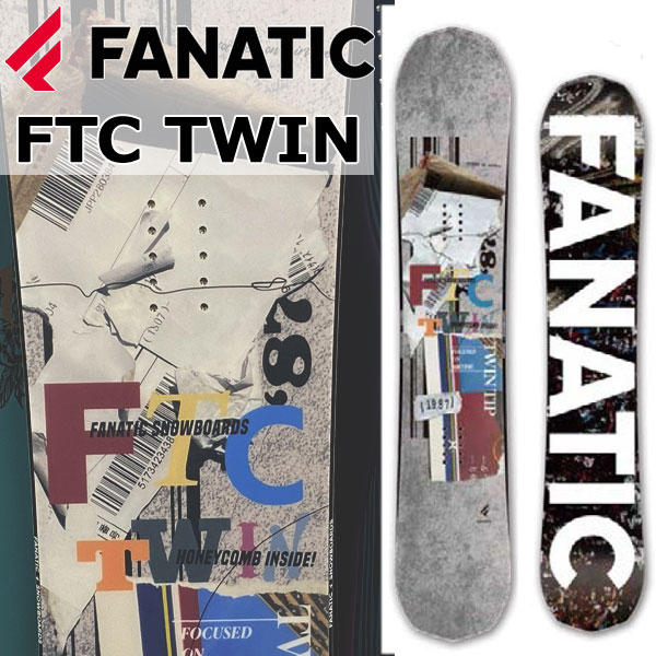 FANATIC FTC TWIN 151cm FLUX スノボセット - ボード