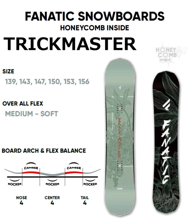 楽天市場】23-24 FANATIC / ファナティック TRICKMASTER トリック  