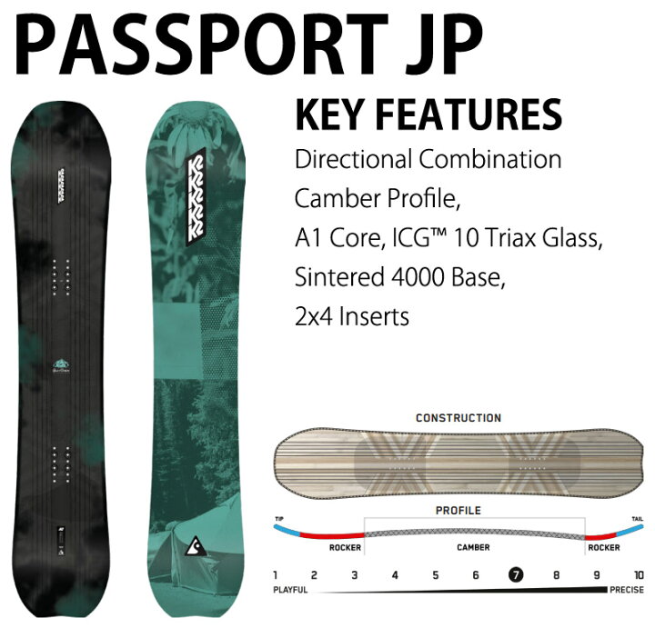 楽天市場】23-24 K2 / ケーツー PASSPORT JP パスポート メンズ  