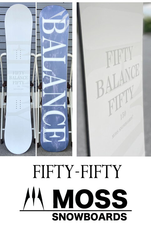 楽天市場】23-24 MOSS SNOWBOARDS/モススノーボード FIFTY-FIFTY 