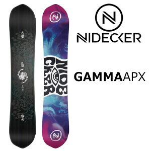 23-24 NIDECKER / ナイデッカー GAMMA APX ガンマ メンズ スノーボード パウダー 板 2024 予約商品