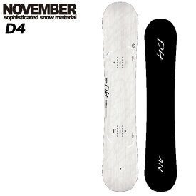 23-24 NOVEMBER / ノベンバー D4 ディーフォー メンズ レディース スノーボード グラトリ 板 2024 型落ち
