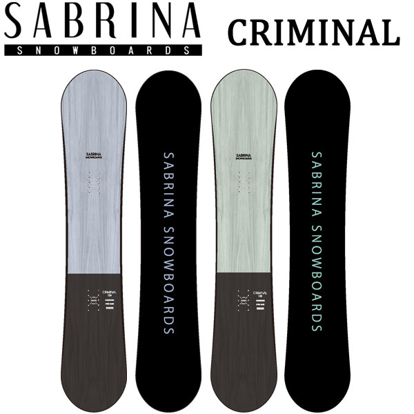 23-24 SABRINA / サブリナ CRIMINAL クリミナル レディース スノーボード パーク カービング 板 2024 予約商品 |  BREAKOUT