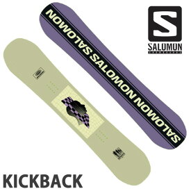 23-24 SALOMON / サロモン KICK BACK キックバック メンズ レディース スノーボード パーク ジブ 板 2024 型落ち