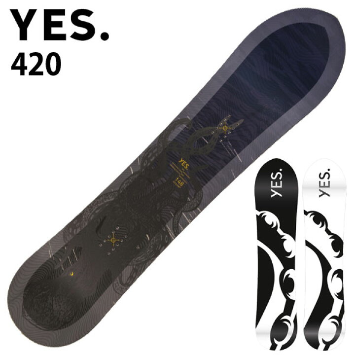 楽天市場】23-24 YES / イエス 420 メンズ レディース スノーボード 