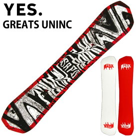 23-24 YES / イエス GREATS UNINC グレイス アンインク メンズ レディース スノーボード パーク カービング 板 2024 型落ち