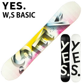 23-24 YES / イエス WOMENS BASIC ベーシック レディース スノーボード パーク カービング 板 2024 型落ち