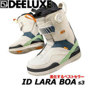 23-24 DEELUXE/ディーラックス ID LARA BOA s3 アイディーララボア レディース ブーツ 熱成型対応 スノーボード 2024