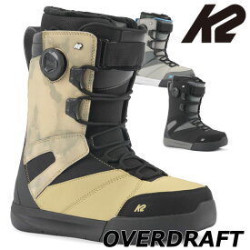 23-24 K2/ケーツー OVERDRAFT オーバードラフト メンズ レディース ブーツ シューレース 熱成型対応 スノーボード 2024