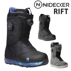 即出荷 23-24 NIDECKER/ナイデッカー RIFT リフト メンズ ダブルボア ブーツ グラトリ スノーボード 2024