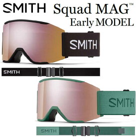 23-24 SMITH/スミス SQUAD MAG EARLY スカッドマグアーリー ゴーグル アジアンフィット メンズ レディース スノーボード スキー 2024 型落ち