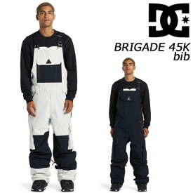 23-24 DC/ディーシー BRIGADE BIB PANT ブリゲードビブパンツ SYMPATEX メンズ レディース 防水パンツ スノーボードウェア スノーウェアー 2024