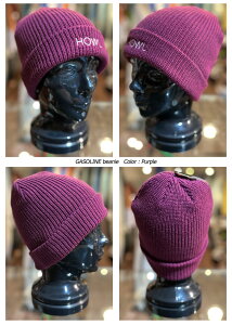 23-24 HOWL / ハウル GASOLINE beanie メンズ レディース ビーニー ニット帽 スノーボードウェア スノーアパレル 2024 メール便対応
