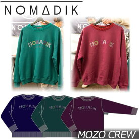 23-24 NOMADIK/ノマディック MOZO crew メンズ レディース クルーネック スノーボードアパレル スノーウェアー 2024 型落ち