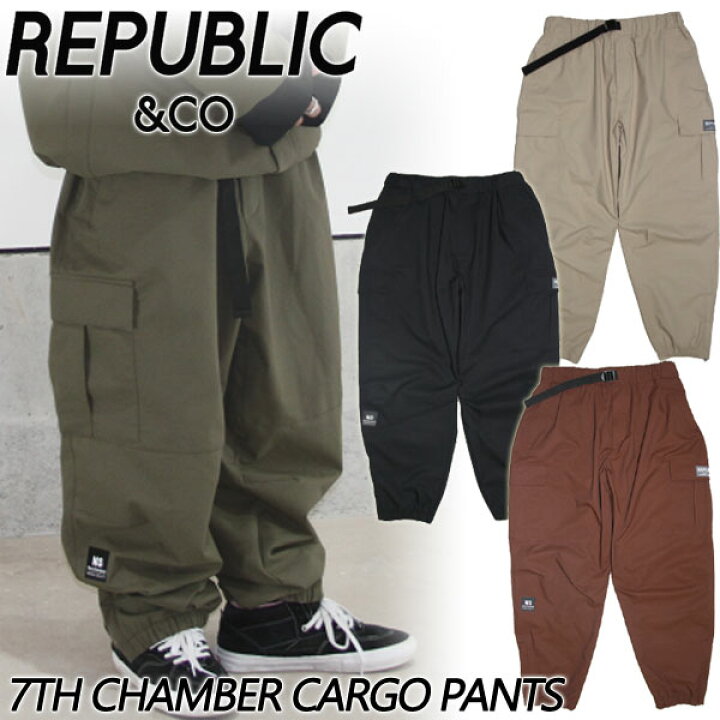 楽天市場】23-24 REPUBLIC &CO/リパブリック 7TH CAMBER CARGO pant 