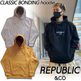 23-24 REPUBLIC &CO/リパブリック CLASSIC BONDING hoodie メンズ レディース 撥水パーカー スノーボードウェア スノーウェアー 2024