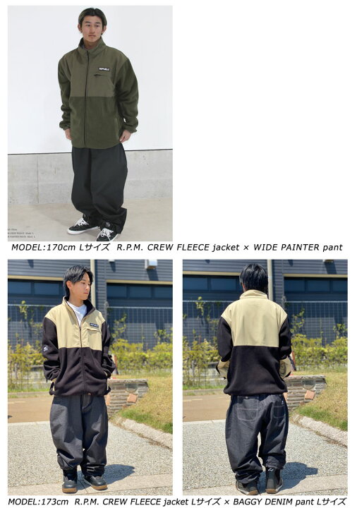 楽天市場】23-24 REPUBLIC &CO/リパブリック R.P.M. CREW FLEECE 