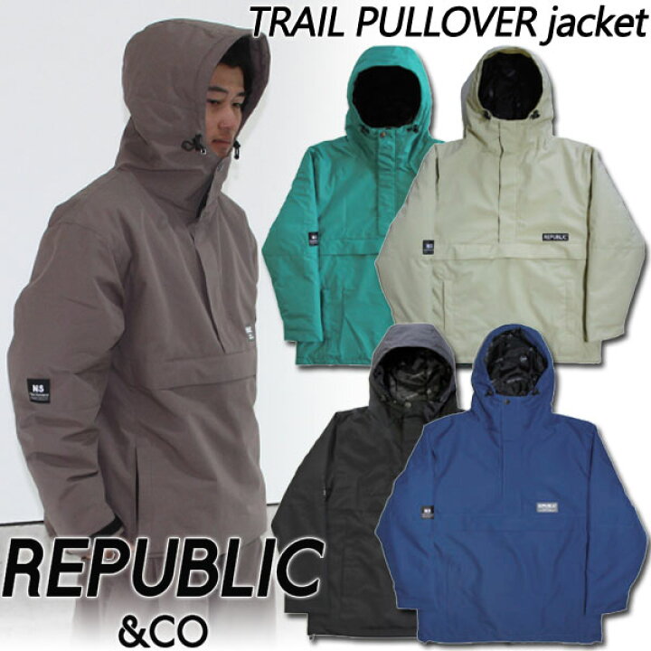 楽天市場】23-24 REPUBLIC &CO/リパブリック TRAIL PULLOVER jacket  