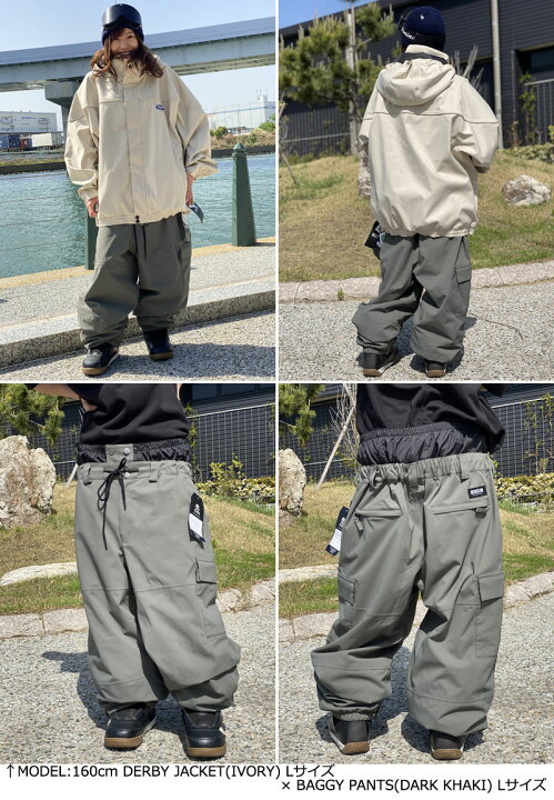楽天市場】23-24 SCAPE/エスケープ BAGGY PANTS バギーパンツ メンズ 