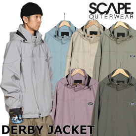 23-24 SCAPE/エスケープ DERBY JACKET ダービージャケット メンズ レディース 防水ジャケット スノーボードウェア スノーウェアー 2024