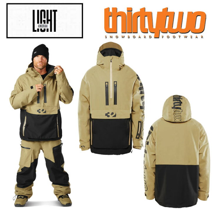 楽天市場】23-24 THIRTYTWO/サーティーツー LIGHT ANORAK JACKET  