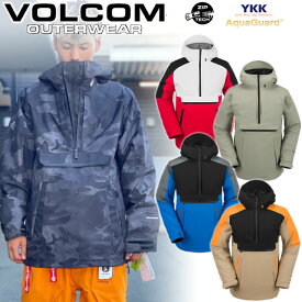 23-24 VOLCOM/ボルコム BRIGHTON pullover メンズ レディース 防水プルオーバー スノーボードウェア スノーウェアー 2024