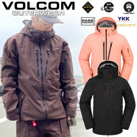 23-24 VOLCOM/ボルコム GUCH STRETCH GORE jacket メンズ レディース ブライアン・イグチ 防水ゴアテックスジャケット スノーボードウェア スノーウェアー 2024 型落ち