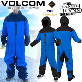 23-24 VOLCOM/ボルコム JAMIE LYNN GORE-TEX jumpsuit ジェイミー・リン メンズ GORE-TEX ツナギ スノーボードウェア スノーウェアー 2024 型落ち