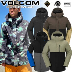 23-24 VOLCOM/ボルコム L GORE-TEX jacket メンズ レディース 防水ゴアテックスジャケット スノーボードウェア スノーウェアー 2024