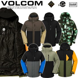 23-24 VOLCOM/ボルコム L INS GORE-TEX jacket メンズ レディース 防水ゴアテックスジャケット スノーボードウェア スノーウェアー 2024 型落ち