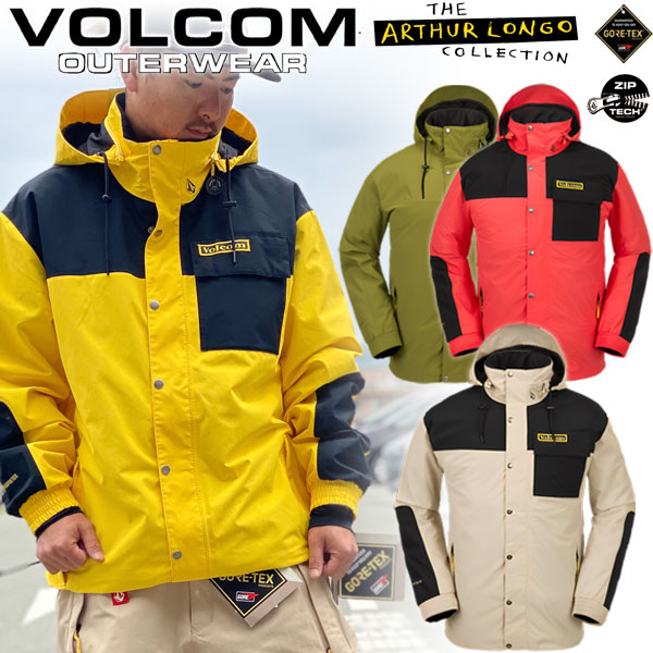 23-24 VOLCOM/ボルコム LONGO GORE-TEX jacket メンズ レディース アーサー・ロンゴ 防水ゴアテックスジャケット  スノーボードウェア スノーウェアー 2024 | BREAKOUT