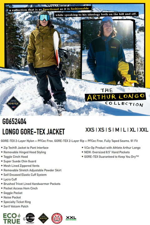 楽天市場】【VCクーポン対象】23-24 VOLCOM/ボルコム LONGO GORE-TEX 