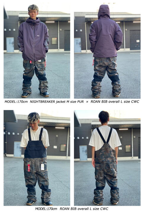 楽天市場】23-24 VOLCOM/ボルコム ROAN BIB overall メンズ レディース  